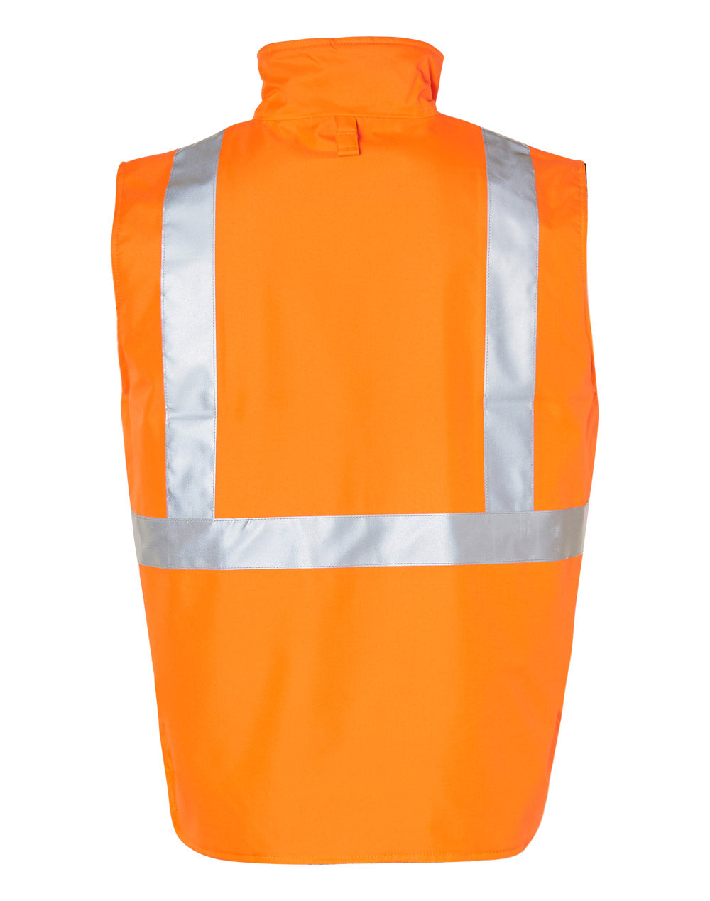 HI-VIS REVERSIBLE SAFETY VEST WITH 3M TAPES