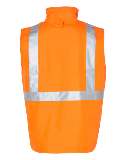 HI-VIS REVERSIBLE SAFETY VEST WITH 3M TAPES