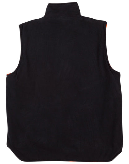 HI-VIS REVERSIBLE SAFETY VEST WITH 3M TAPES