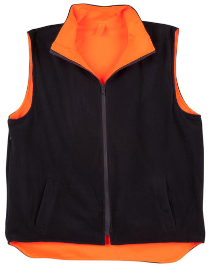 HI-VIS REVERSIBLE SAFETY VEST WITH 3M TAPES