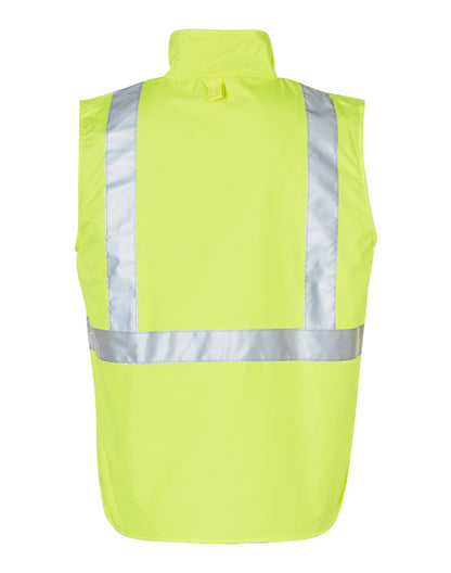 HI-VIS REVERSIBLE SAFETY VEST WITH 3M TAPES