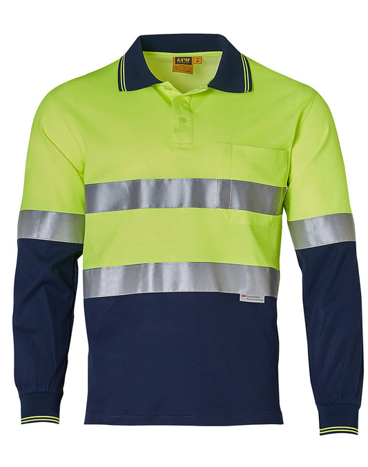 Men’s TrueDry® Safety Long Sleeves Polo with 3M Reflective Tape
