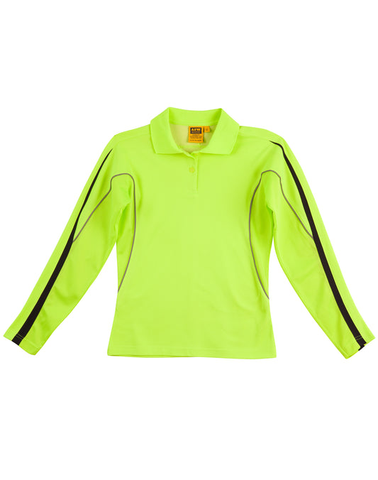 HI-VIS LEGEND LONG SLEEVE POLO Ladies'