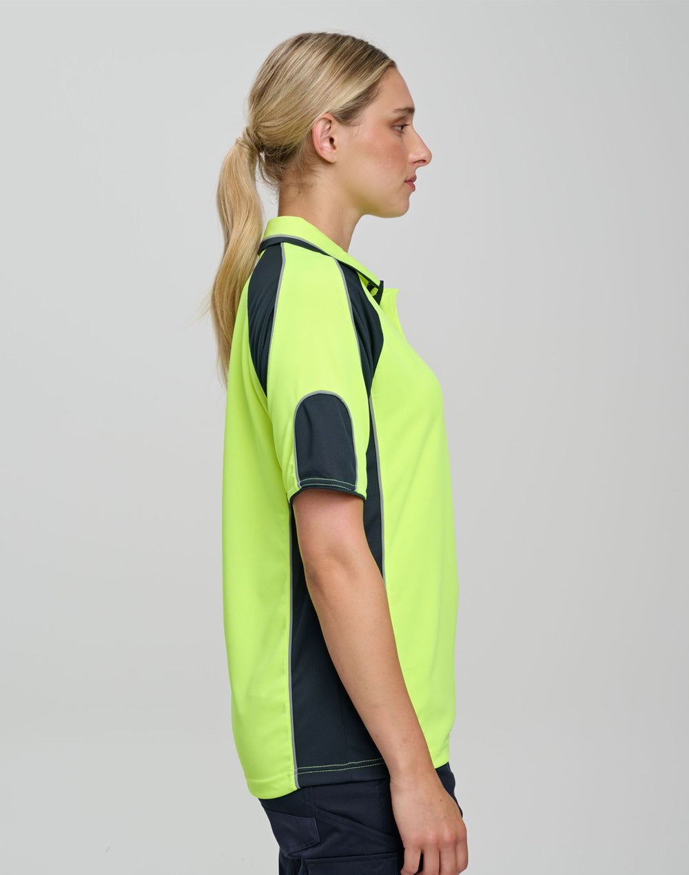 Associate CoolDry Hi-Vis Mini Waffle Safety Polo