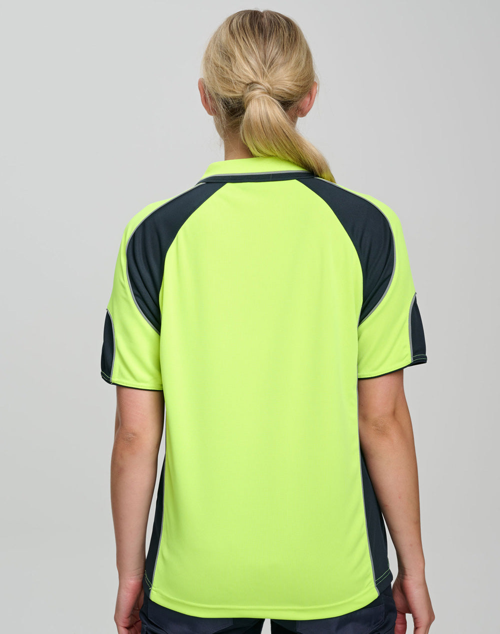Associate CoolDry Hi-Vis Mini Waffle Safety Polo