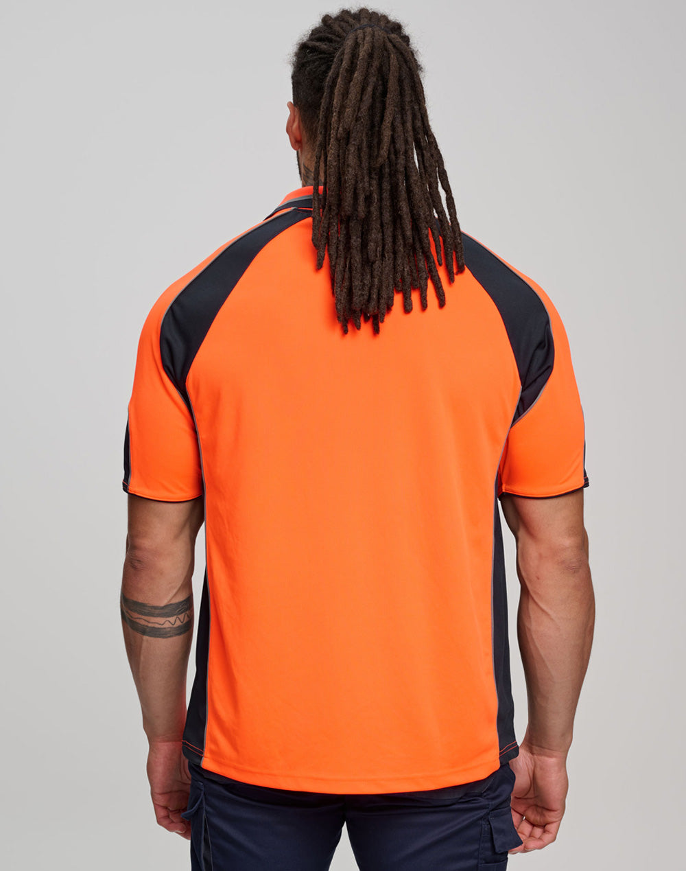 Associate CoolDry Hi-Vis Mini Waffle Safety Polo