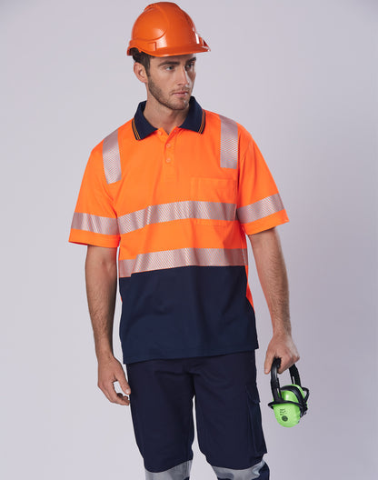 UNISEX TRUEDRY® BIOMOTION SEGMENTED SS SAFETY POLO