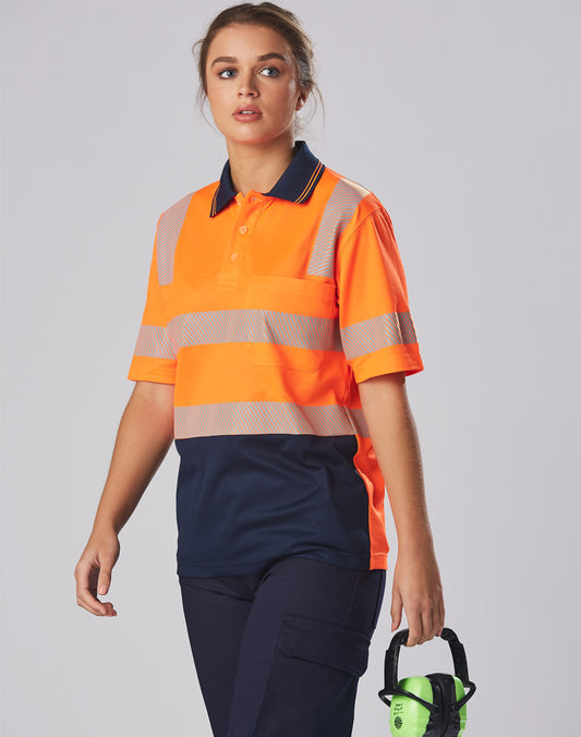 UNISEX TRUEDRY® BIOMOTION SEGMENTED SS SAFETY POLO