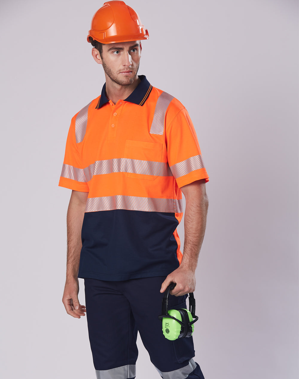 UNISEX TRUEDRY® BIOMOTION SEGMENTED SS SAFETY POLO