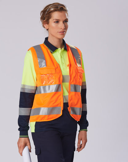 UNISEX TRUEDRY® BIOMOTION SEGMENTED LS SAFETY POLO