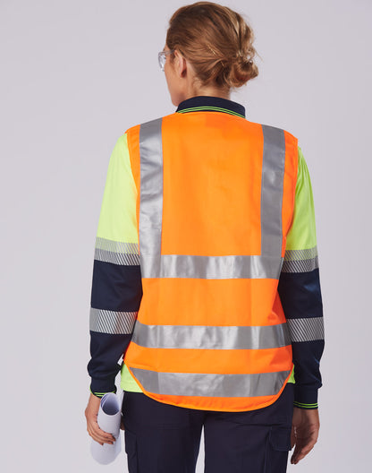 UNISEX TRUEDRY® BIOMOTION SEGMENTED LS SAFETY POLO