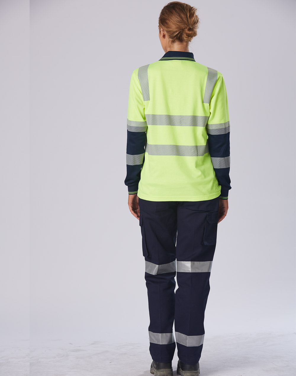 UNISEX TRUEDRY® BIOMOTION SEGMENTED LS SAFETY POLO