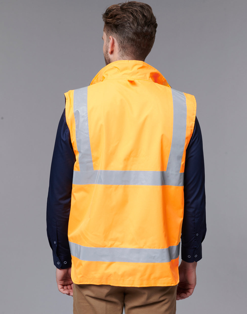 VIC Rail Hi Vis Reversible Safety Vest - Unisex