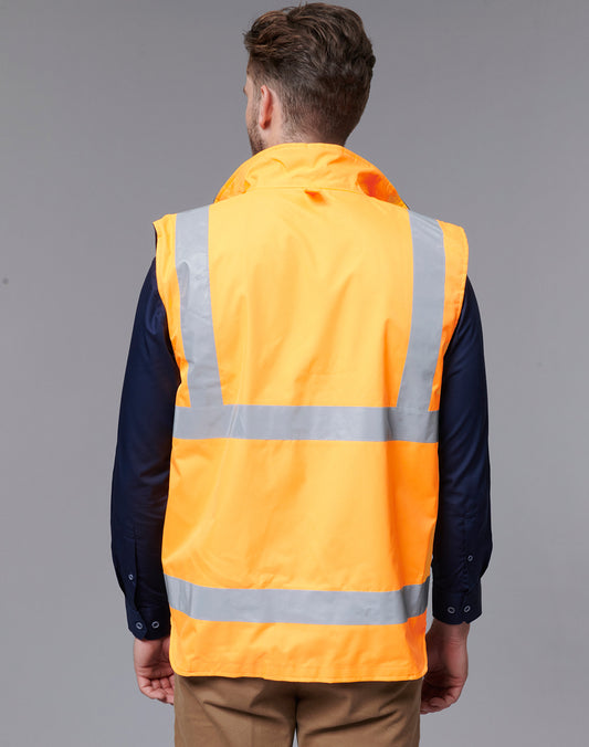 VIC Rail Hi Vis Reversible Safety Vest - Unisex