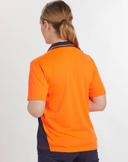 UNISEX HI-VIS BAMBOO CHARCOAL SS POLO