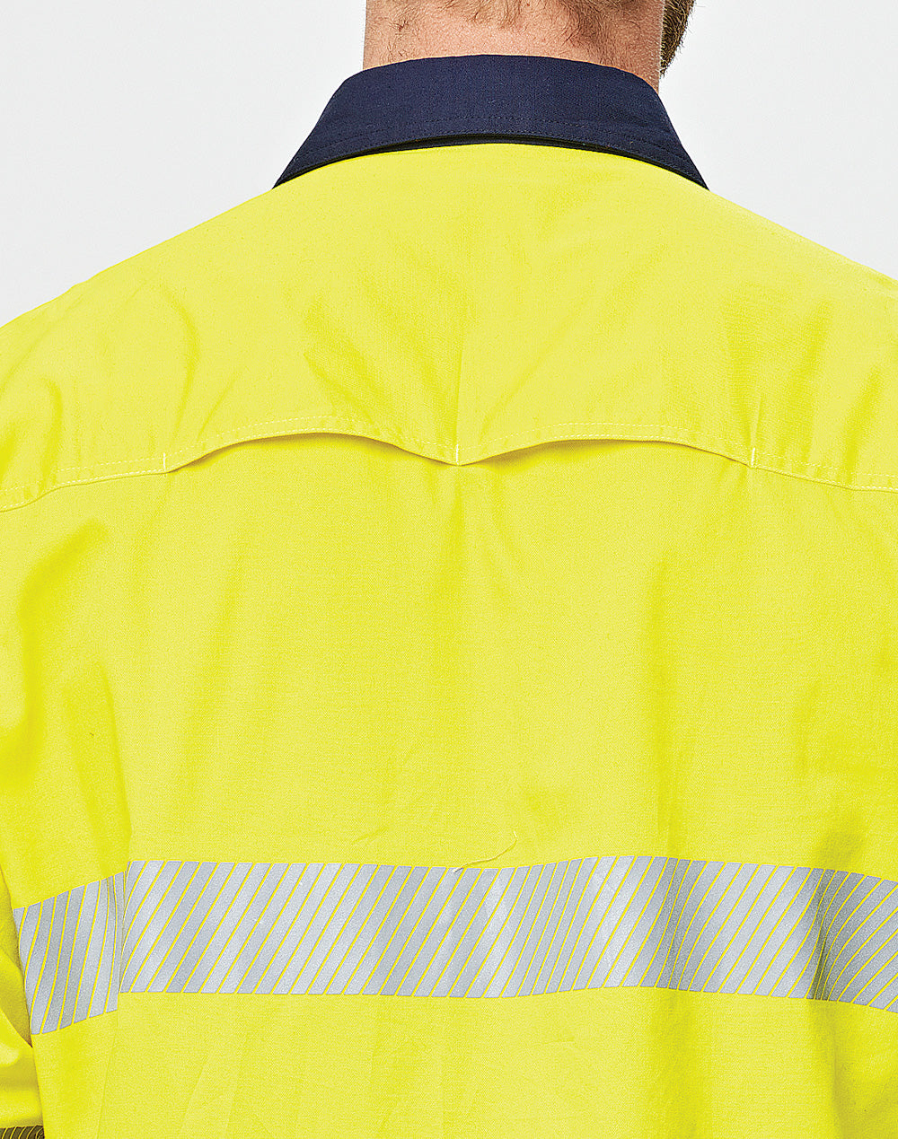 UNISEX HI VIS COOL-BREEZE SAFETY LS SHIRT (SEGMENTED TAPE)