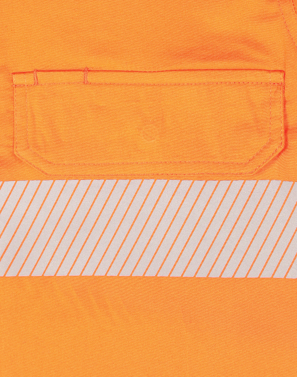 UNISEX HI VIS COOL-BREEZE SAFETY LS SHIRT (SEGMENTED TAPE)