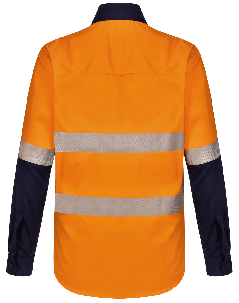 UNISEX HI VIS COOL-BREEZE SAFETY LS SHIRT (SEGMENTED TAPE)