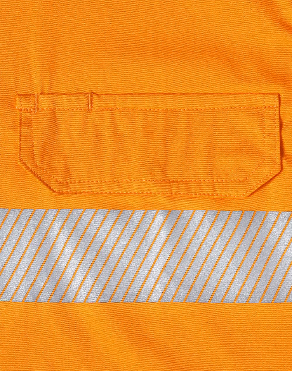 UNISEX HI VIS COOL-BREEZE SAFETY LS SHIRT (SEGMENTED TAPE)