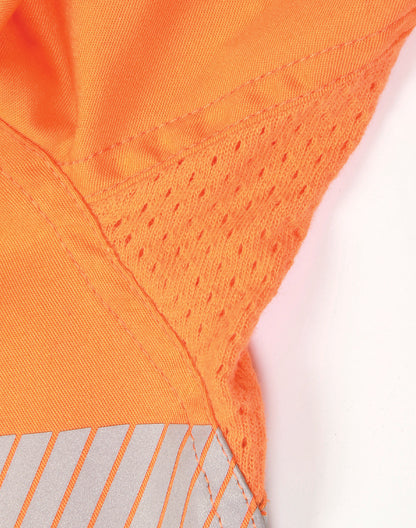 UNISEX HI VIS COOL-BREEZE SAFETY LS SHIRT (SEGMENTED TAPE)
