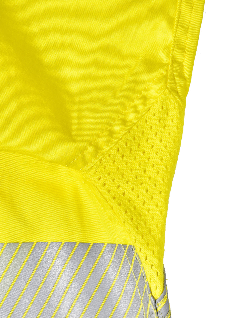 UNISEX HI VIS COOL-BREEZE SAFETY LS SHIRT (SEGMENTED TAPE)