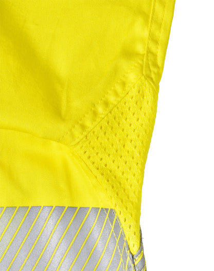 UNISEX HI VIS COOL-BREEZE SAFETY LS SHIRT (SEGMENTED TAPE)