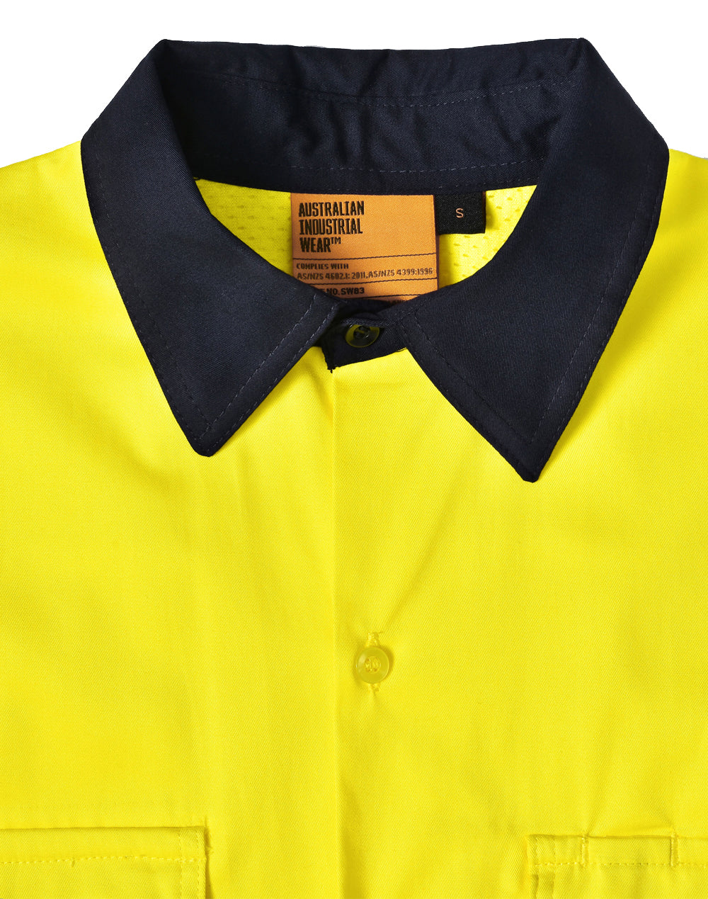 UNISEX HI VIS COOL-BREEZE SAFETY LS SHIRT (SEGMENTED TAPE)