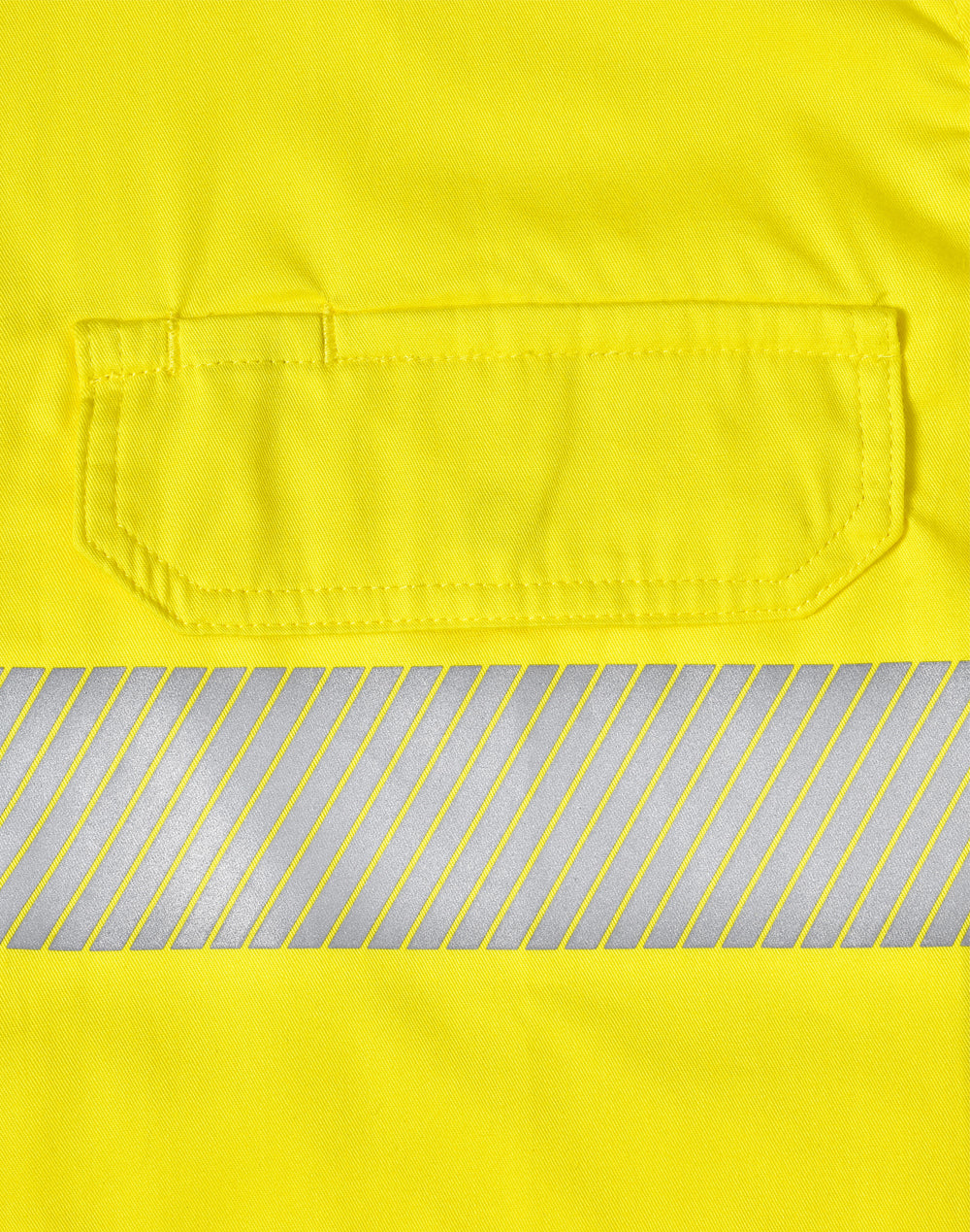 UNISEX HI VIS COOL-BREEZE SAFETY LS SHIRT (SEGMENTED TAPE)