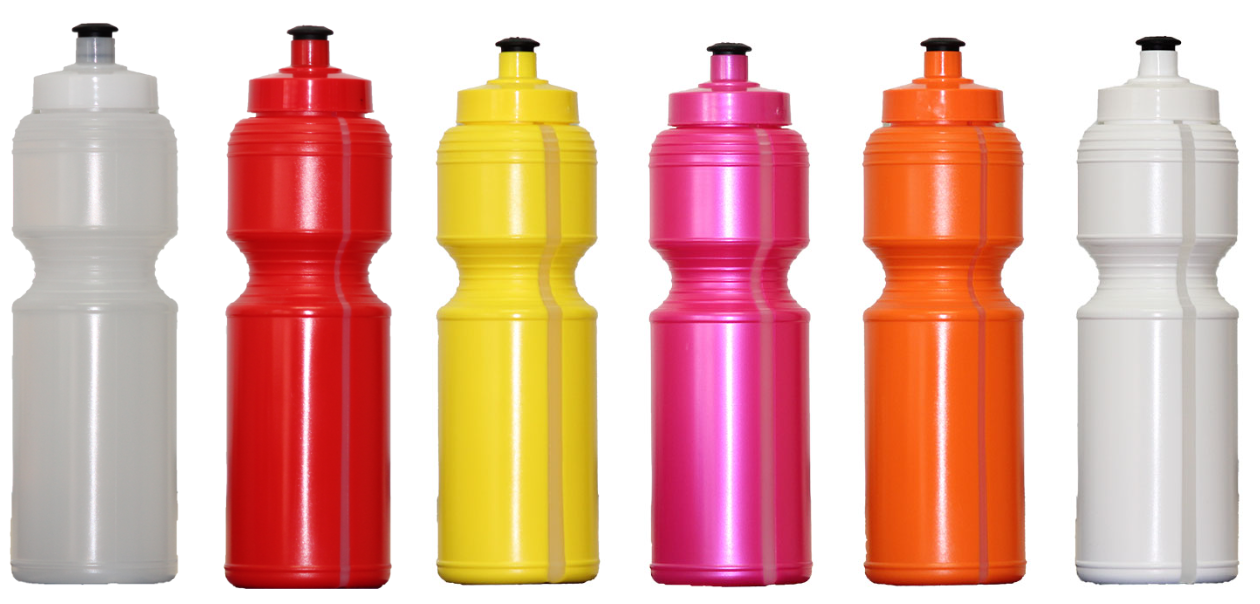 Clear View Strip Water Bottles - 800ml