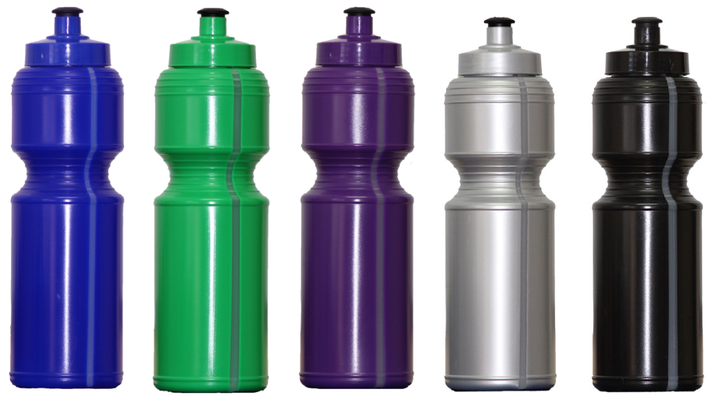 Clear View Strip Water Bottles - 800ml