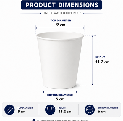 Single Walled Paper Cup - 400ml