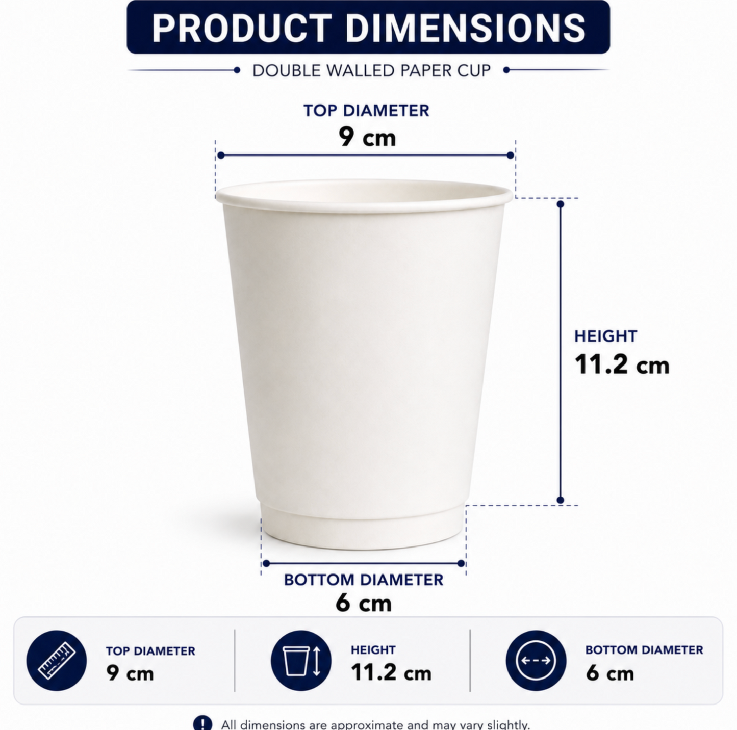 Double Walled Paper Cup - 400ml