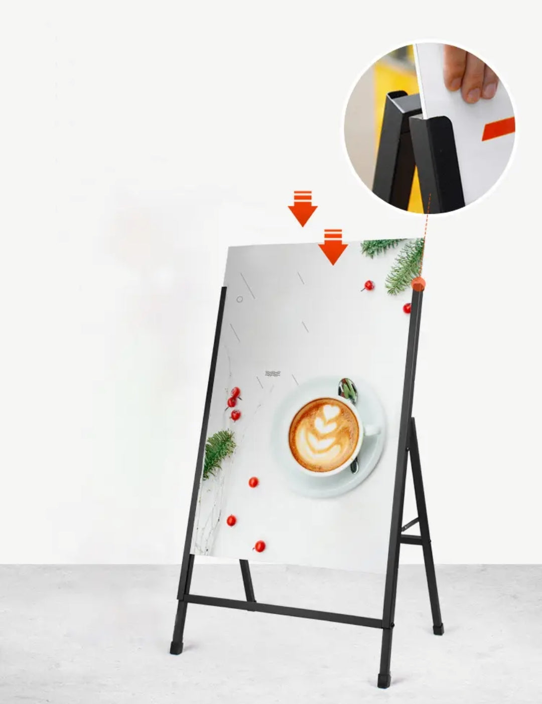 Insertable A-Frame Sandwich Boards