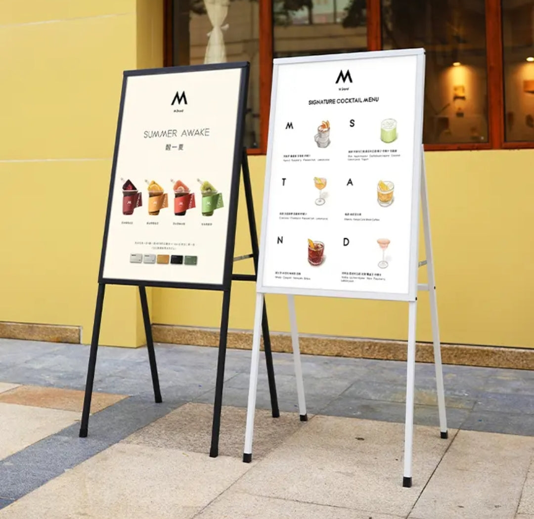 Insertable A-Frame Sandwich Boards