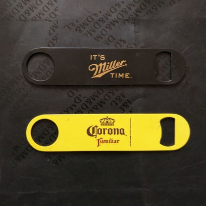 Coloured Stainless Steel Paddle Bottle Opener