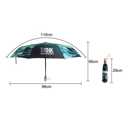 Triple Folding RPET Umbrella 21”