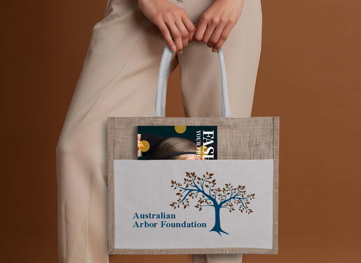 Metro Jute/Canvas Bag