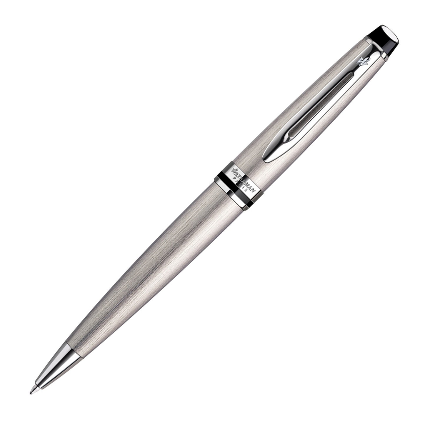 Waterman Expert - Brushed Stainless Palladium Chrome Trim