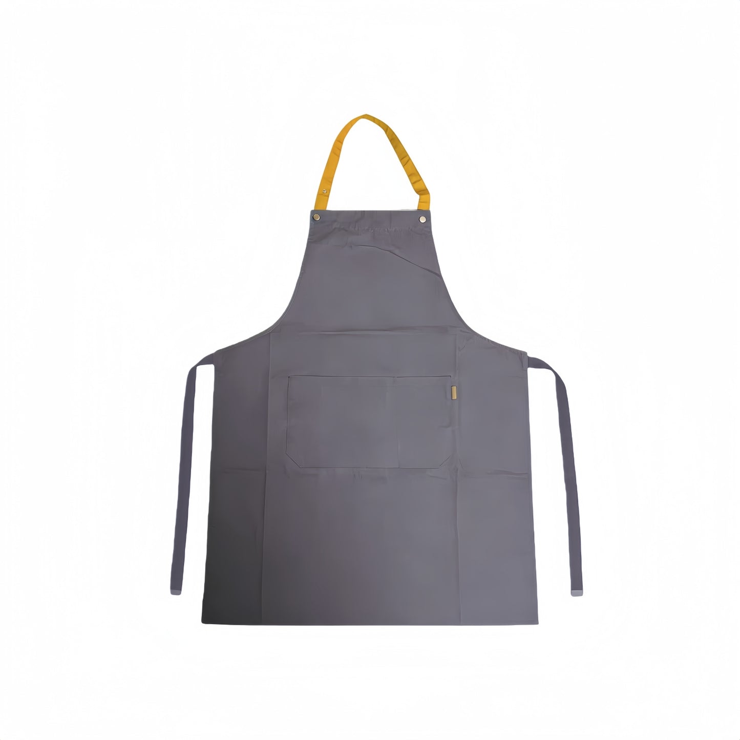 Poly-Cotton Canvas Full Bib Apron With Colour Neck Strap