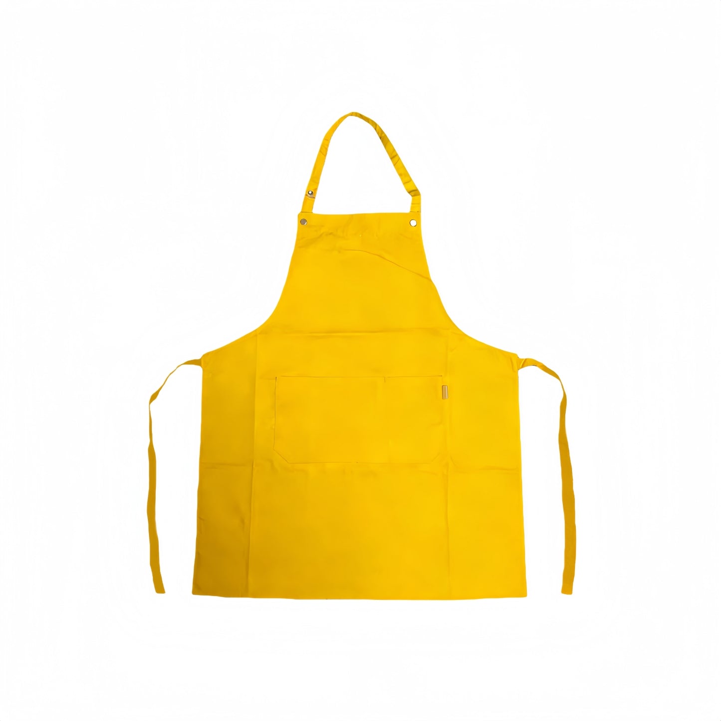 Poly-Cotton Canvas Full Bib Apron With Colour Neck Strap