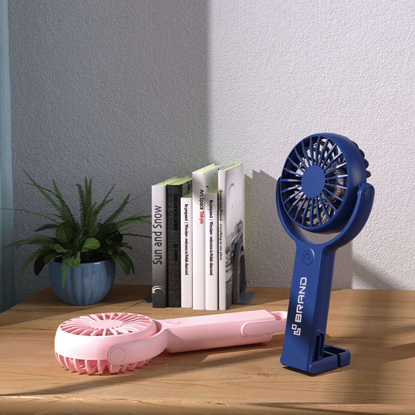 Hook Handheld Fan with 180° Adjustment Angle