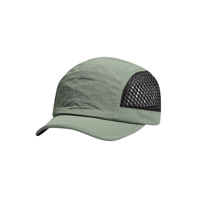 5 Panel Short Brimmed Mesh Running Cap