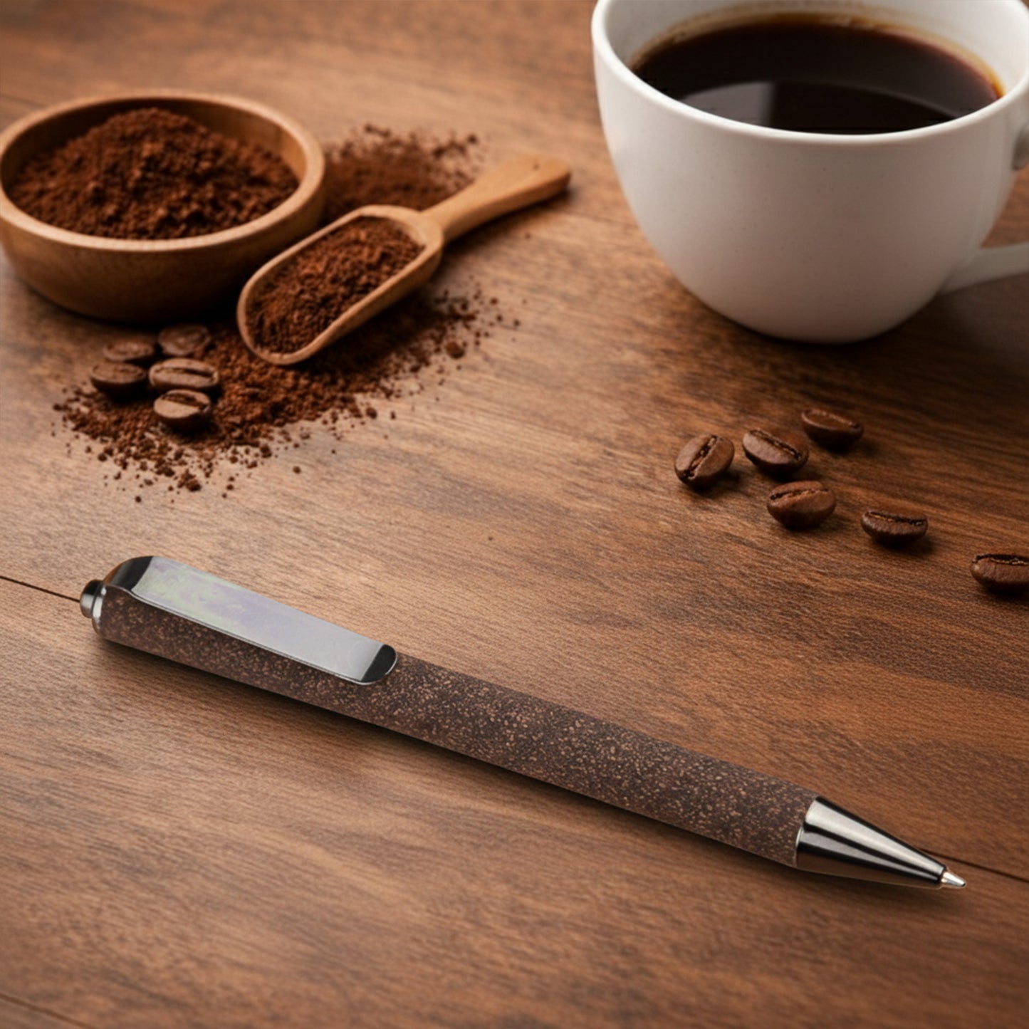 Coffee Grounds Pen