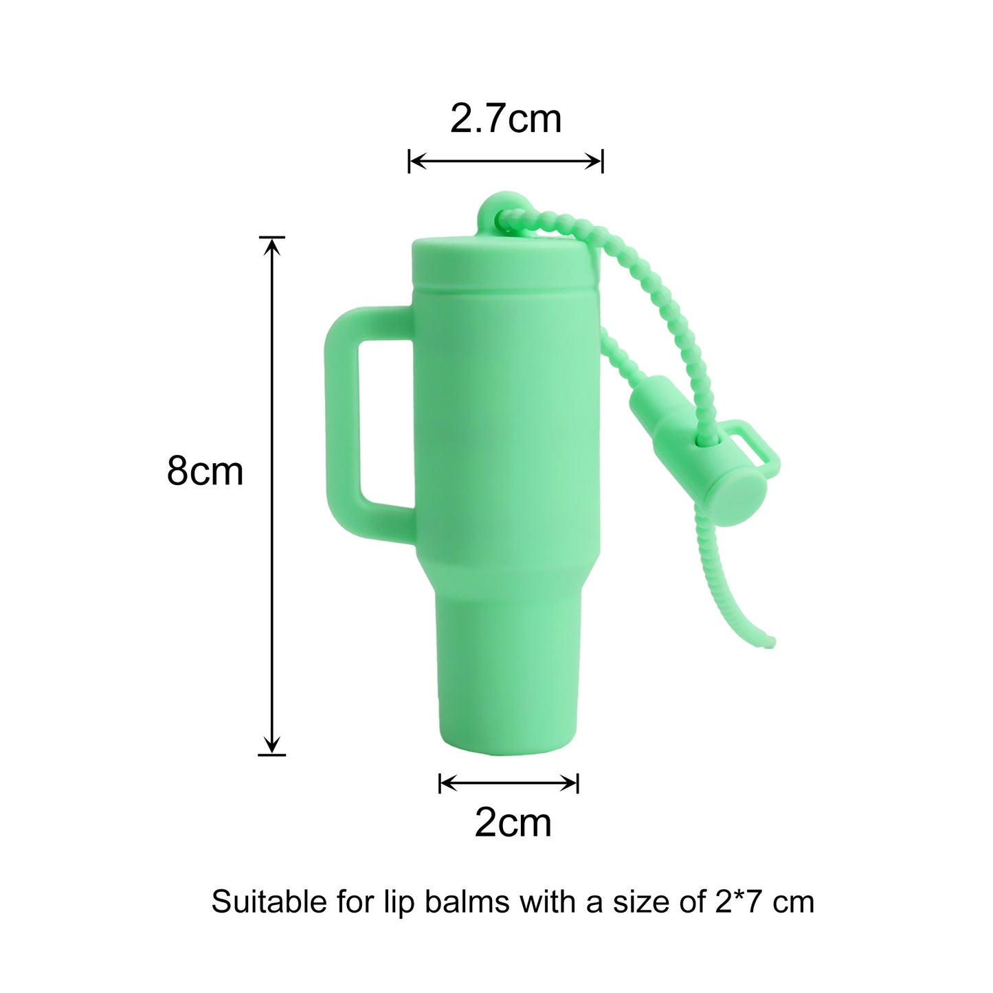 Lip Balm Holder Keychain
