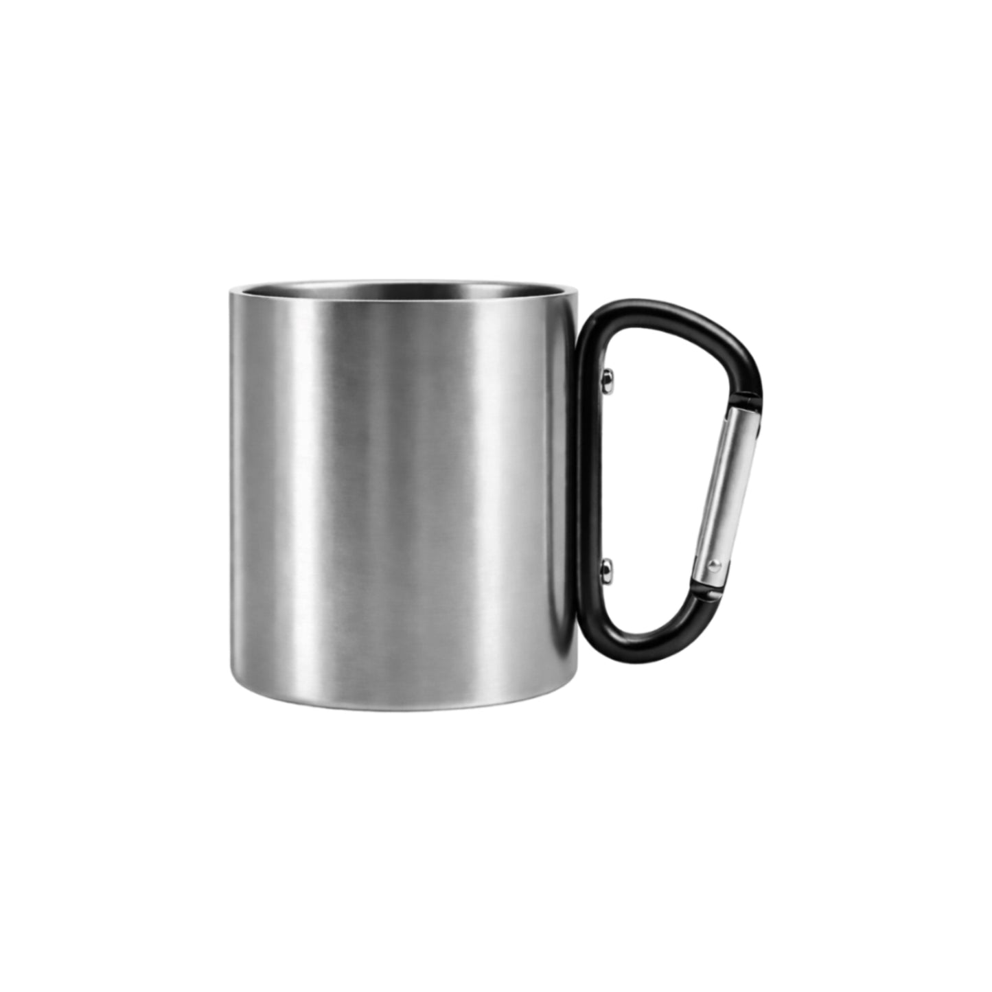 170ml Stainless Steel Insulated Travel Mug with Carabiner Handle