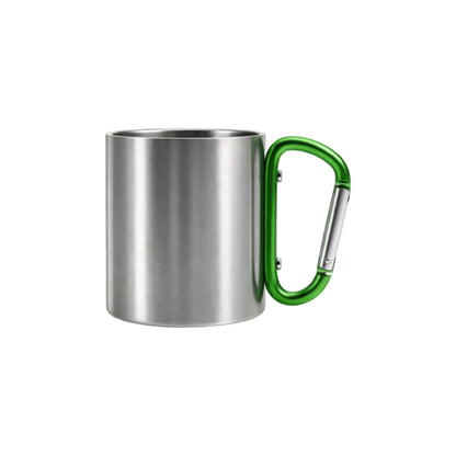 170ml Stainless Steel Insulated Travel Mug with Carabiner Handle