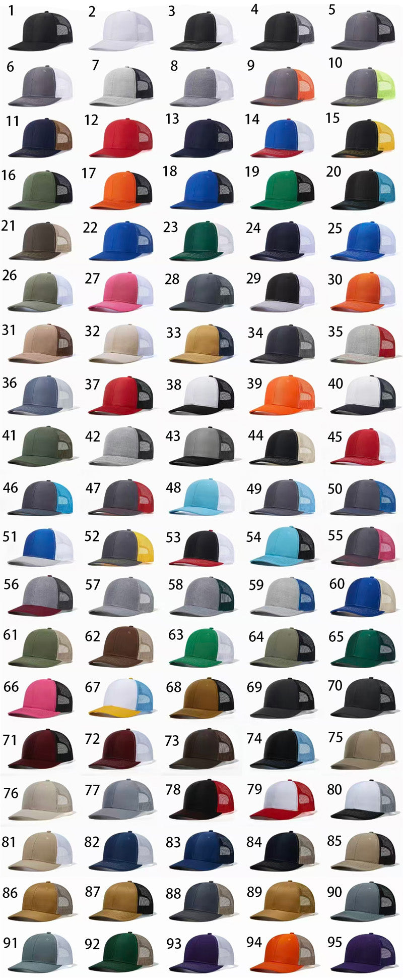 Cotton Mesh Trucker Caps