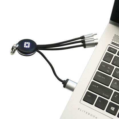 Round Shaped Light Up Charging Cable