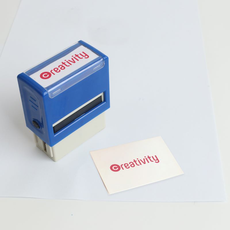 Self-Inking Rubber Stamp