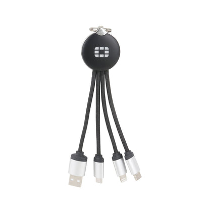 Round Shaped Light Up Charging Cable